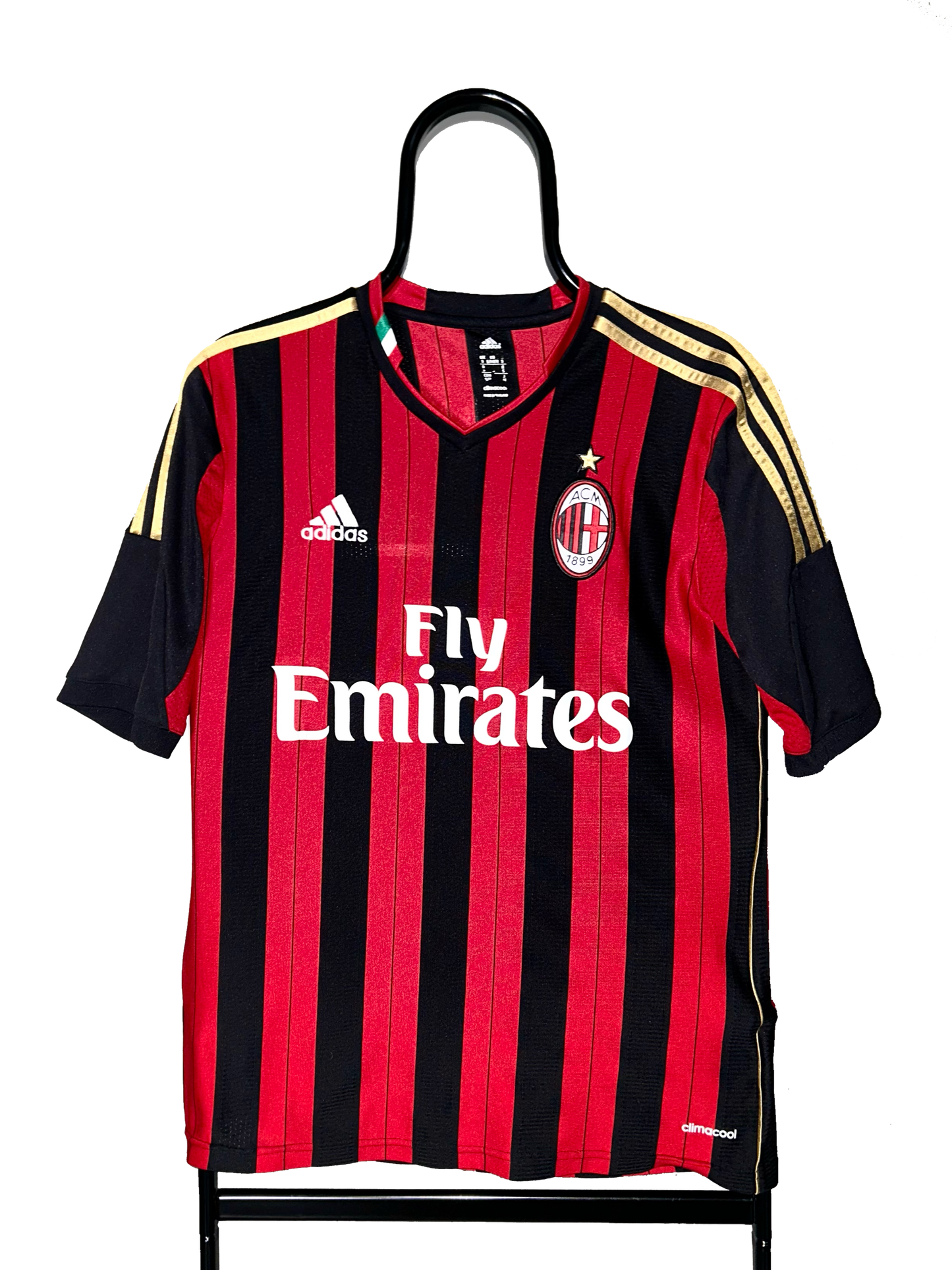 AC Milan 2013 -2014 #7 Robinho Football Shirt Home S G77255