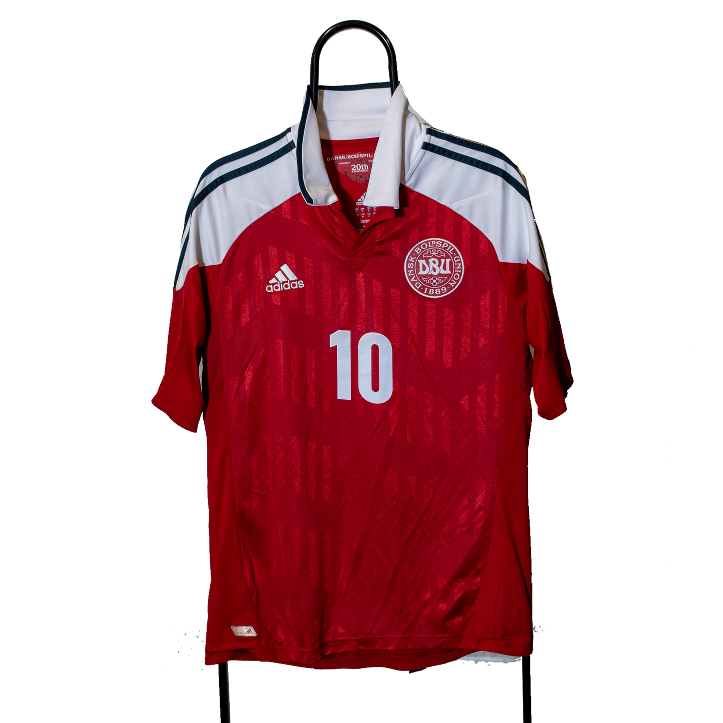 Denmark 2012 2013 Home #10 Rommedahl National Team Adidas M men X11598