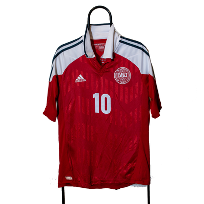 Denmark 2012 2013 Home #10 Rommedahl National Team Adidas M men X11598