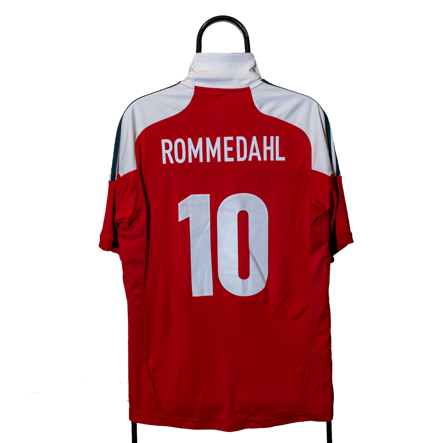 Denmark 2012 2013 Home #10 Rommedahl National Team Adidas M men X11598