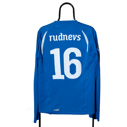 Lech Poznań 2011 2012 Long Sleeve Home #16 Rudnevs Puma football shirt M