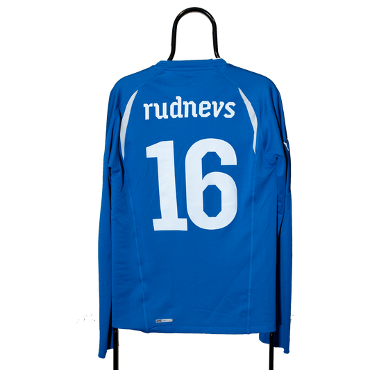 Lech Poznań 2011 2012 Long Sleeve Home #16 Rudnevs Puma football shirt M
