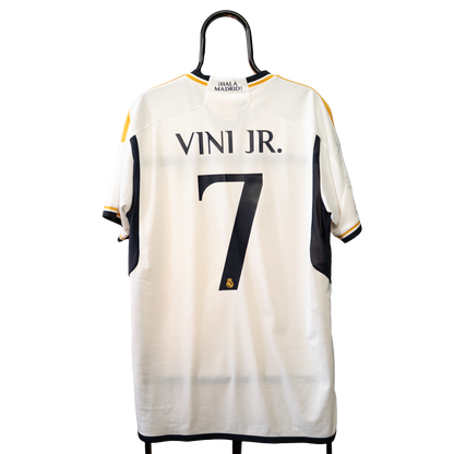 Real Madrid 2023-2024 BNWT #7 Vini Jr. Football Shirt Adidas XL Men HR3796